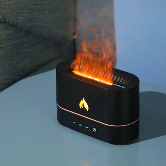 Aromatherapy Flame Humidifier: Transform the ambiance with soothing fragrances and gentle humidity