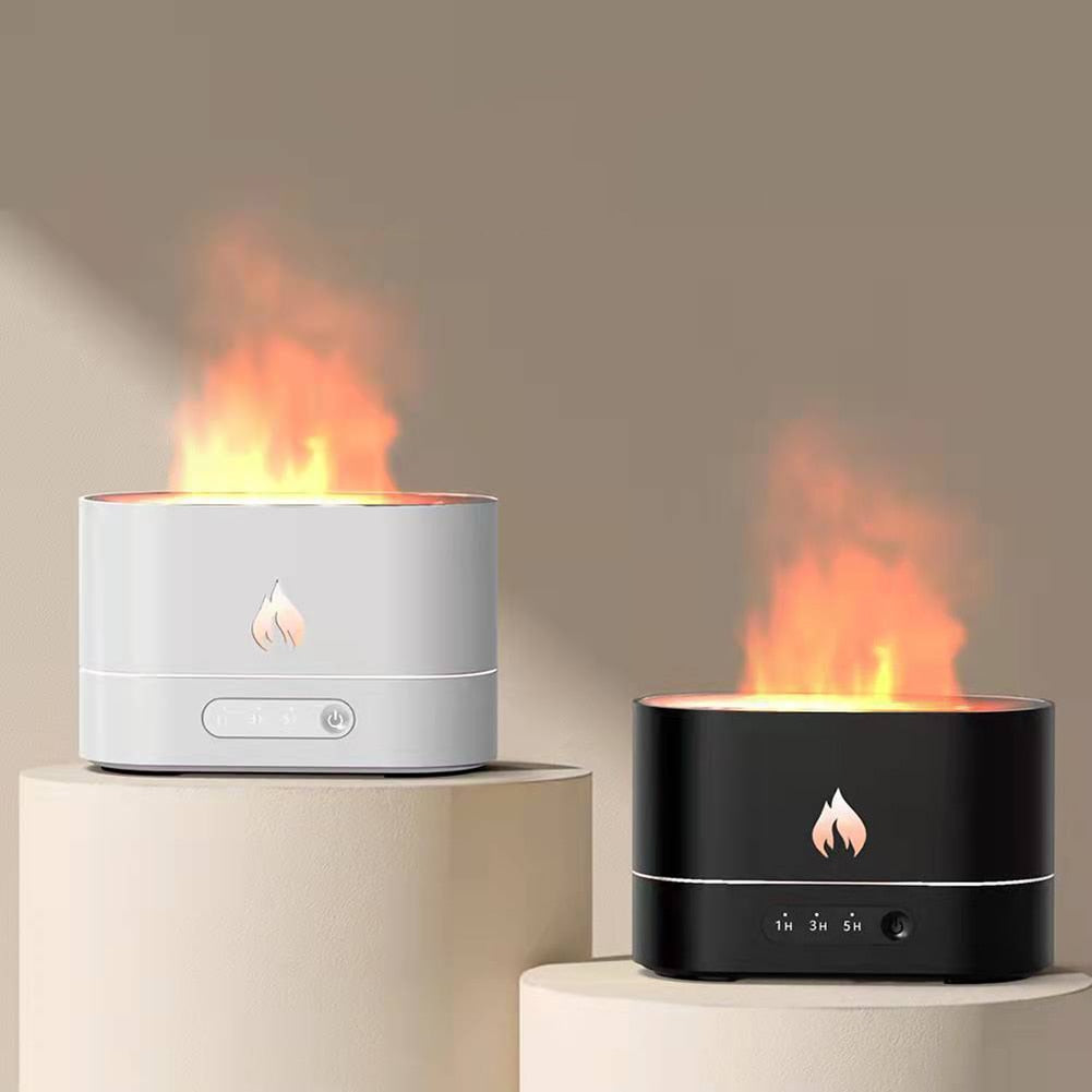 Aromatherapy Flame Humidifier: Transform the ambiance with soothing fragrances and gentle humidity